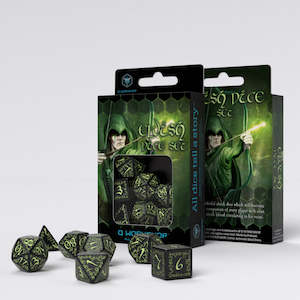 Q Workshop - Elvish RPG Dice Set