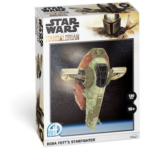 Game: *PRE ORDER* Star Wars 3D Puzzle - Mandalorian Boba Fett's Starfighter 130pc