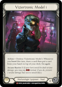 Game: Viziertronic Model i [CRU102] (Crucible of War)  1st Edition Normal