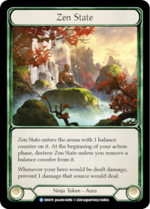 Zen State [CRU075] (Crucible of War)  1st Edition Rainbow Foil