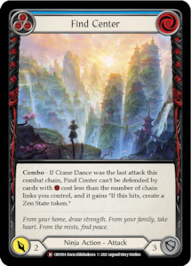 Find Center [U-CRU054-RF] (Crucible of War Unlimited)  Unlimited Rainbow Foil