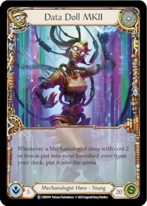 Data Doll MKII [U-CRU099-RF] (Crucible of War Unlimited)  Unlimited Rainbow Foil