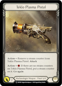 Teklo Plasma Pistol [U-CRU100-RF] (Crucible of War Unlimited)  Unlimited Rainbow Foil