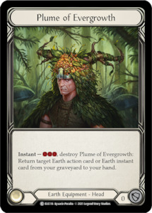 Plume of Evergrowth [ELE116] (Tales of Aria)  1st Edition Cold Foil