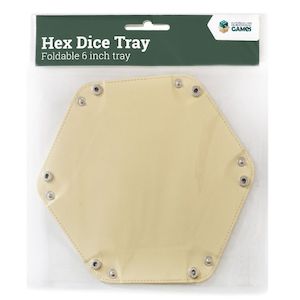 LPG Hex Foldable Dice Tray 8" Yellow