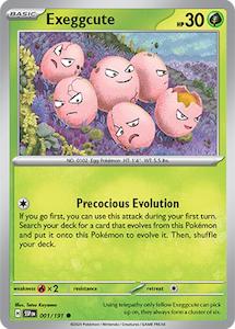 Game: Exeggcute (001/191) [Scarlet & Violet: Surging Sparks]