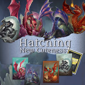 Game: Dragon Shield Sleeves Brushed Art - Baby Dragon (standard size)