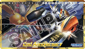 Digimon Official Playmat - 2nd Anniversary Set