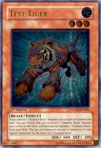 Game: Test Tiger [GLAS-EN082] Ultimate Rare