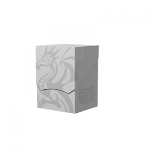 Dragonshield Deck Shell - 100 Card Deckbox - Ashen White