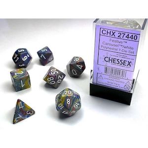 Chessex - Festive Polyhedral 7-Die Set