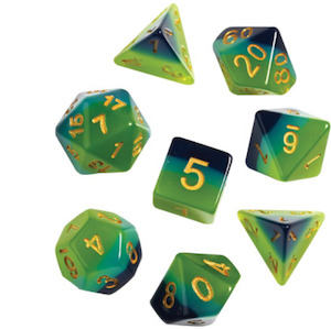 Sirius Dice 7-Die Set - Translucent