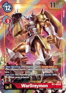 Game: WarGreymon [BT1-025] (Alternate Art) [Release Special Booster Ver.1.0]