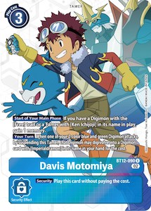 Davis Motomiya [BT12-090] (Alternate Art) [Across Time]