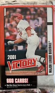 Toy: 2001 Victory Baseball Hobby Pack