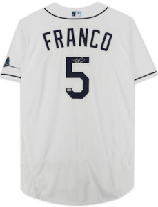 Toy: Fanatics Authentic Wander Franco Tampa Bay Rays Nike White Autographed Jersey