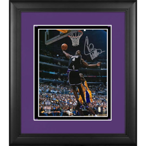 Fanatics Authentic Chris Webber Sacramento Kings Autographed 8x10” Framed Dunk…