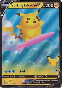 2021 Surfing Pikachu V 008/025 Celebrations