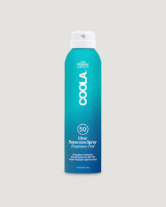 Beauty salon: COOLA SPF50 Sunscreen Spray Fragrance Free