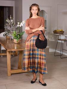 Kimmy Check Skirt