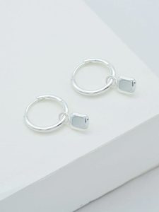 Tate Huggie Hoop Earrings S