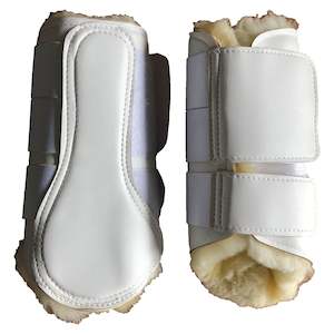 Lambskin exercise boots