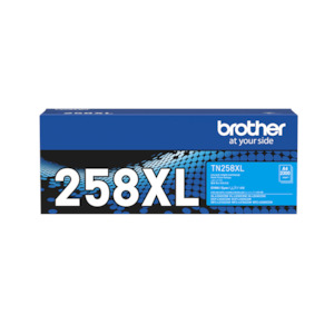 Laser Cartridge: Brother TN 258XL Cyan Toner