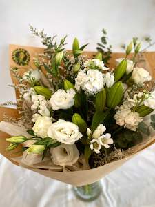 Florist: White Simplicity Bouquet