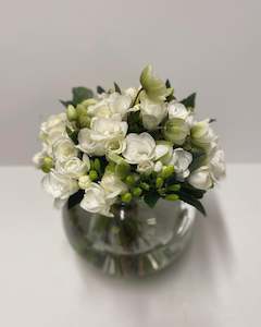 Seasonal Posy with Vase