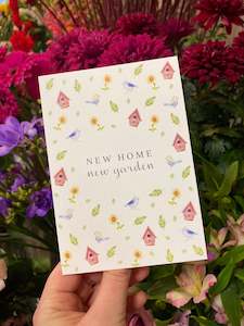 Florist: Greeting Card | New Home New Garden