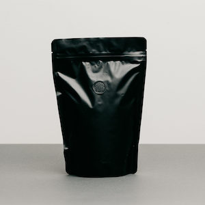 Stand Up Coffee Pouches + One Way Valve (Matte Black) 1kg