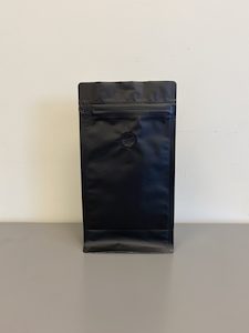 Coffee Pouches + Pull Tab Ziplock (Matte Black) 1kg