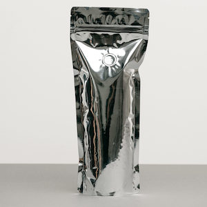 Coffee Pouches: Foil Coffee Pouch + Ziplock & One Way Valve 250g