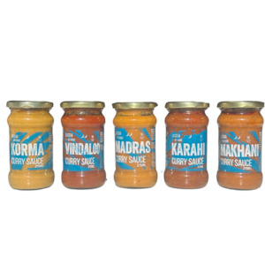 Sampler pack-  5 jars of 275 ml sauces