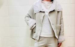 SHEEPSKIN KNITTED Jacket