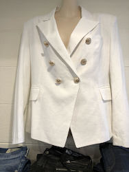 Womenswear: DEA Linen Jacket White