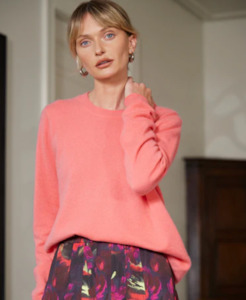 Womenswear: CAROLINE SILLS OSLO CASHMERE Long Sleeve