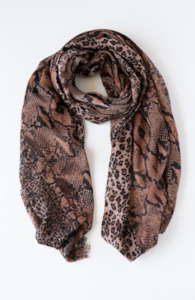 Womenswear: Antler NZ - Snake print chocolate