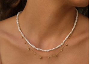 A&C OSLO Pure Steel Pearl Necklace