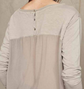 Womenswear: TRANSIT - Long sleeve sheer back top