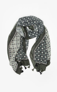 Womenswear: Antler NZ scarves TILE PRINT