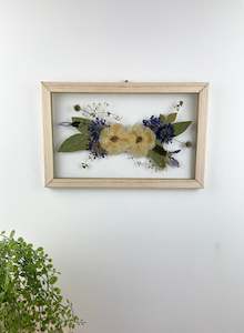 Pressed Flower wall hanging