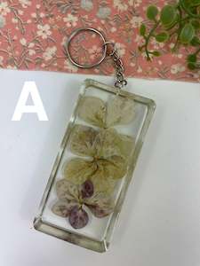 Flower key rings