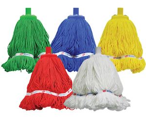 Microfibre Mops Coloured