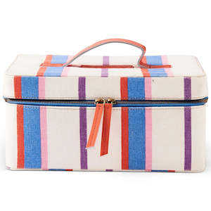 MALDIVES STRIPE TOILETRY CASE