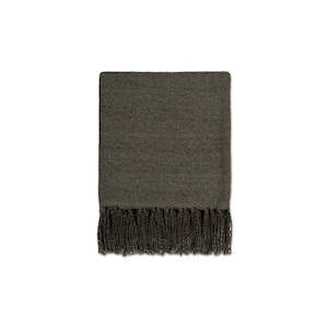 Furniture: RICHMOND THROW DARK OLIVE