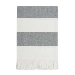 Furniture: CHELTENHAM THROW STORM BLUE