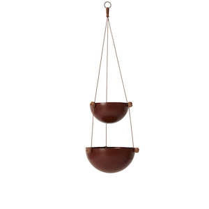 PIF PAF PUF 2 HANGING BOWLS NUTMEG