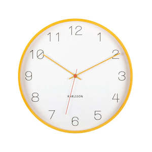 JOY CLOCK OCHRE