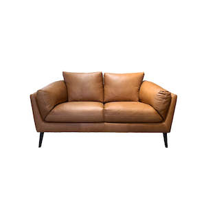 BRONTE 2 SEATER TAN LEATHER